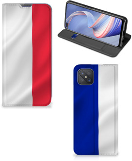 B2Ctelecom Bookcase OPPO Reno4 Z 5G Smart Cover Franse Vlag