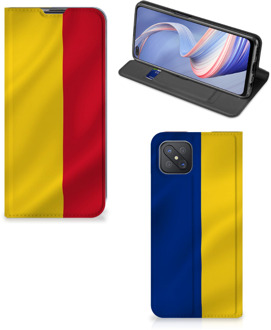 B2Ctelecom Bookcase OPPO Reno4 Z 5G Smart Cover Roemeense Vlag