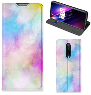 B2Ctelecom Bookcase Personaliseren OnePlus 8 Telefoonhoesje Watercolor Light