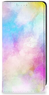 B2Ctelecom Bookcase Personaliseren Samsung Galaxy A41 Telefoonhoesje Watercolor Light