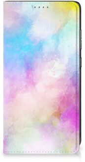 B2Ctelecom Bookcase Personaliseren Samsung Galaxy A52 Telefoonhoesje Watercolor Light