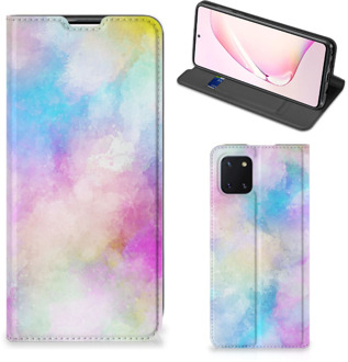 B2Ctelecom Bookcase Personaliseren Samsung Galaxy Note 10 Lite Telefoonhoesje Watercolor Light