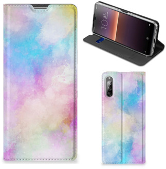 B2Ctelecom Bookcase Personaliseren Sony Xperia L4 Telefoonhoesje Watercolor Light