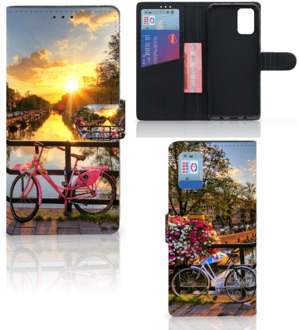 B2Ctelecom Bookcase Samsung Galaxy A02s Flip Cover Samsung M02s Telefoon Hoesje Amsterdamse Grachten