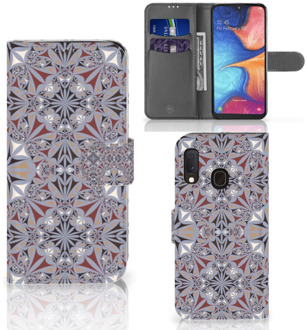 B2Ctelecom Bookcase Samsung Galaxy A20e Bloemen