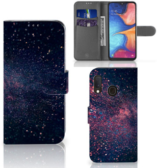 B2Ctelecom Bookcase Samsung Galaxy A20e Stars