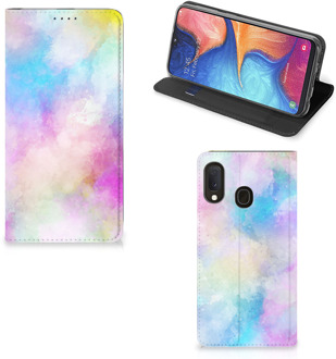 B2Ctelecom Bookcase Samsung Galaxy A20e Watercolor Light