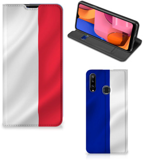 B2Ctelecom Bookcase Samsung Galaxy A20s Smart Cover Franse Vlag