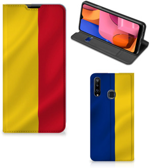 B2Ctelecom Bookcase Samsung Galaxy A20s Smart Cover Roemeense Vlag