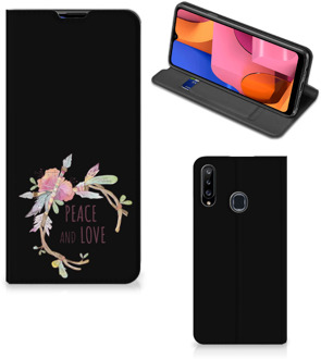 B2Ctelecom Bookcase Samsung Galaxy A20s Telefoonhoesje Boho Text