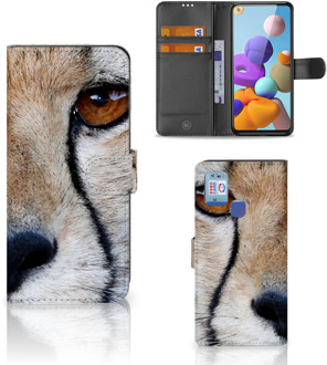 B2Ctelecom Bookcase Samsung Galaxy A21s Hoesje Cheetah