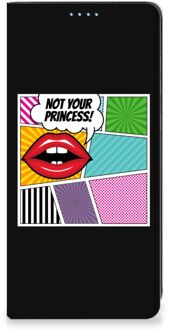 B2Ctelecom Bookcase Samsung Galaxy A21s Telefoonhoesje Popart Princess