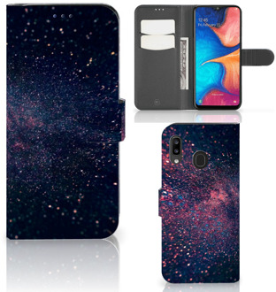 B2Ctelecom Bookcase Samsung Galaxy A30 Stars