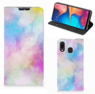 B2Ctelecom Bookcase Samsung Galaxy A30 Watercolor Light