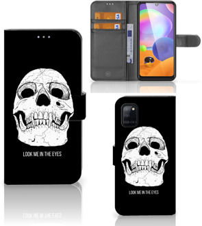 B2Ctelecom Bookcase Samsung Galaxy A31 GSM Hoesje Skull Eyes