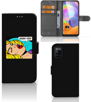 B2Ctelecom Bookcase Samsung Galaxy A31 Hoesje Popart Oh Yes