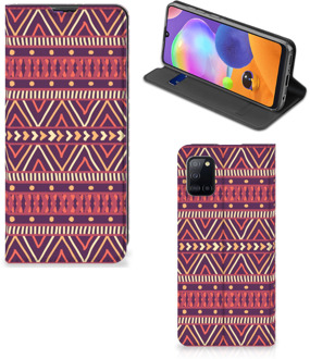 B2Ctelecom Bookcase Samsung Galaxy A31 Smart Cover Aztec Purple