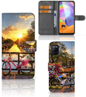 B2Ctelecom Bookcase Samsung Galaxy A31 Telefoon Hoesje Amsterdamse Grachten