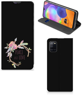 B2Ctelecom Bookcase Samsung Galaxy A31 Telefoonhoesje Boho Text