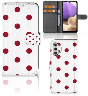 B2Ctelecom Bookcase Samsung Galaxy A32 4G Hoesje Cherries