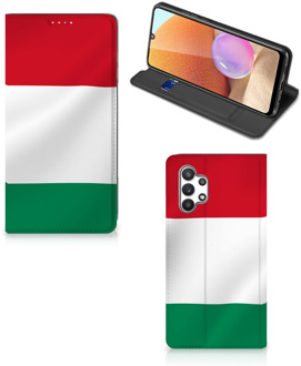 B2Ctelecom Bookcase Samsung Galaxy A32 4G Telefoonhoesje met Pasjeshouder Hongaarse Vlag