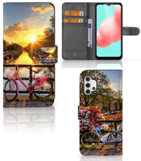 B2Ctelecom Bookcase Samsung Galaxy A32 5G Telefoon Hoesje Amsterdamse Grachten