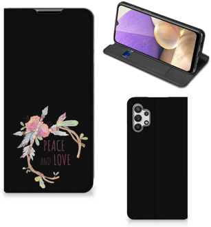 B2Ctelecom Bookcase Samsung Galaxy A32 5G Telefoonhoesje Boho Text