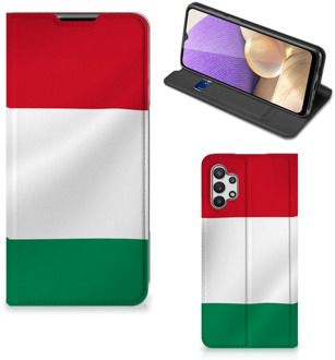 B2Ctelecom Bookcase Samsung Galaxy A32 5G Telefoonhoesje met Pasjeshouder Hongaarse Vlag