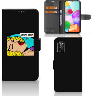 B2Ctelecom Bookcase Samsung Galaxy A41 Hoesje Popart Oh Yes