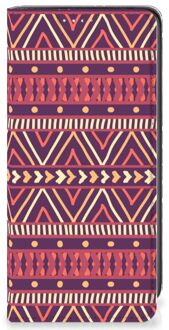 B2Ctelecom Bookcase Samsung Galaxy A41 Smart Cover Aztec Purple