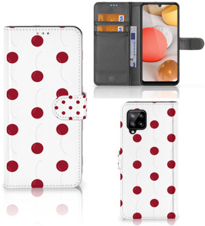 B2Ctelecom Bookcase Samsung Galaxy A42 5G Hoesje Cherries