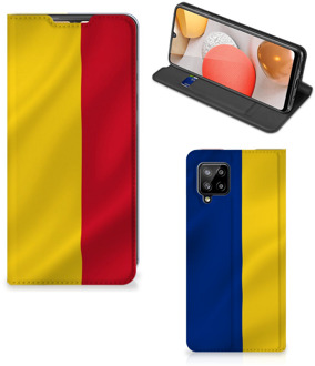 B2Ctelecom Bookcase Samsung Galaxy A42 Smart Cover Roemeense Vlag