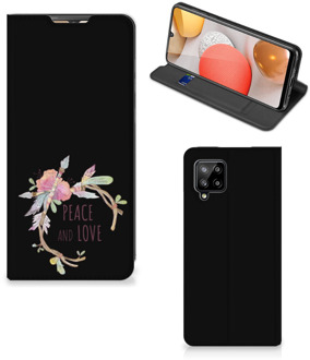 B2Ctelecom Bookcase Samsung Galaxy A42 Telefoonhoesje Boho Text