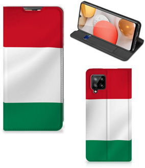 B2Ctelecom Bookcase Samsung Galaxy A42 Telefoonhoesje met Pasjeshouder Hongaarse Vlag