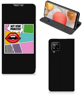 B2Ctelecom Bookcase Samsung Galaxy A42 Telefoonhoesje Popart Princess