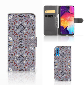 B2Ctelecom Bookcase Samsung Galaxy A50 Bloemen