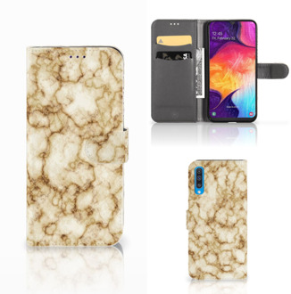 B2Ctelecom Bookcase Samsung Galaxy A50 Marmer Goud