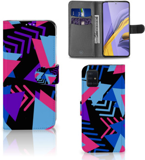 B2Ctelecom Bookcase Samsung Galaxy A51 Funky Triangle