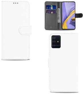 B2Ctelecom Bookcase Samsung Galaxy A51 Hoesje Wit met Pasjeshouder