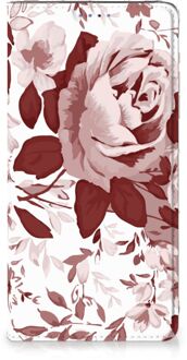 B2Ctelecom Bookcase Samsung Galaxy A51 Watercolor Flowers