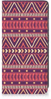 B2Ctelecom Bookcase Samsung Galaxy A52 Smart Cover Aztec Purple