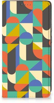 B2Ctelecom Bookcase Samsung Galaxy A52 Smart Cover Funky Retro