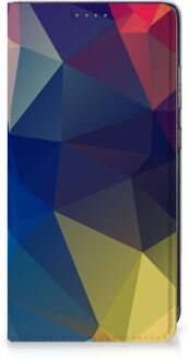 B2Ctelecom Bookcase Samsung Galaxy A52 Telefoon Hoesje Polygon Dark