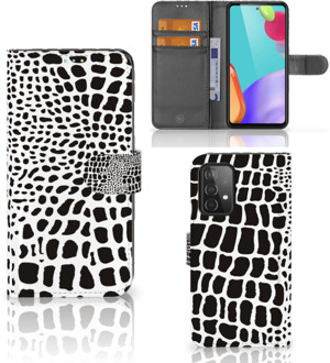 B2Ctelecom Bookcase Samsung Galaxy A52 Telefoon Hoesje Slangenprint