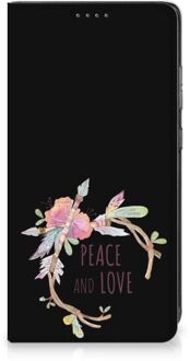 B2Ctelecom Bookcase Samsung Galaxy A52 Telefoonhoesje Boho Text