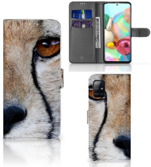 B2Ctelecom Bookcase Samsung Galaxy A71 Hoesje Cheetah