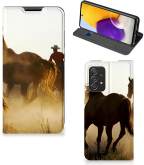 B2Ctelecom Bookcase Samsung Galaxy A72 (5G/4G) Smart Cover Cowboy