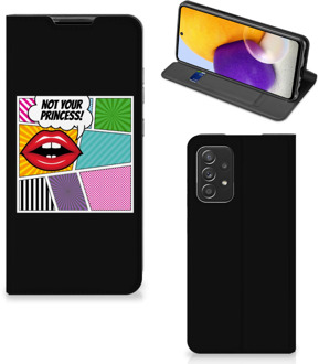 B2Ctelecom Bookcase Samsung Galaxy A72 (5G/4G) Telefoonhoesje Popart Princess