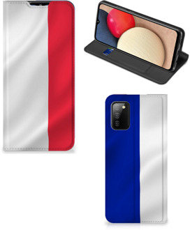 B2Ctelecom Bookcase Samsung Galaxy M02s | A02s Smart Cover Franse Vlag