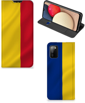 B2Ctelecom Bookcase Samsung Galaxy M02s | A02s Smart Cover Roemeense Vlag